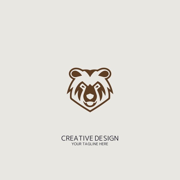 Vector bear logo vector