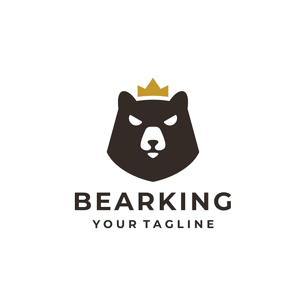 Vector bear logotype