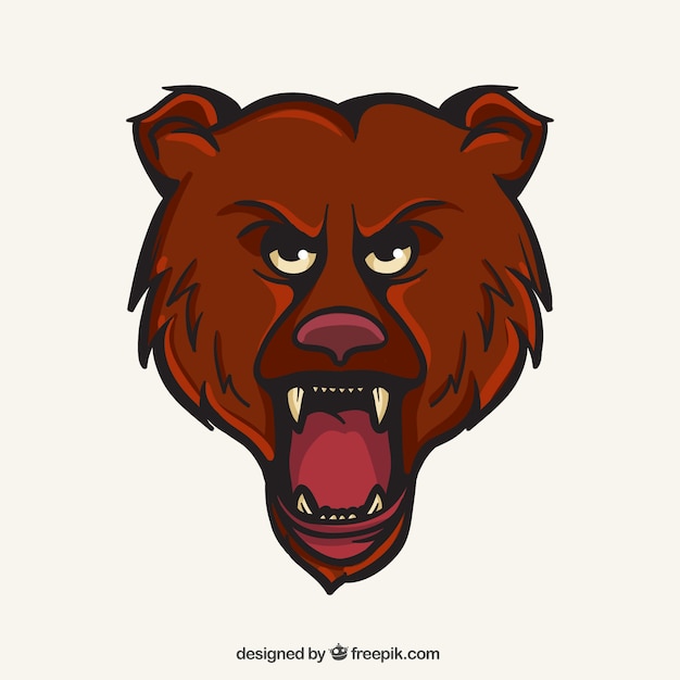 Vector bear mascot