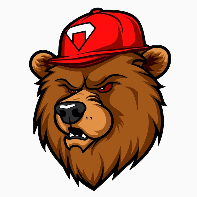 Vector bear mascot