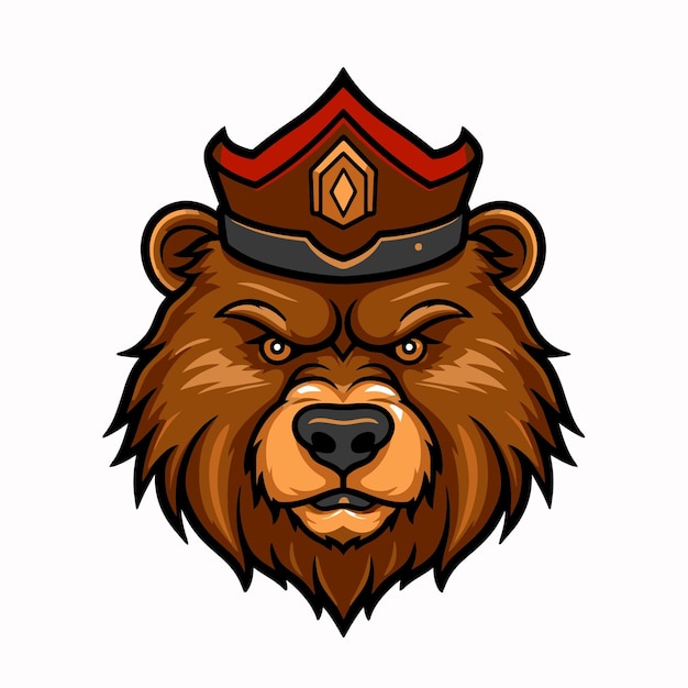 Vector bear mascot