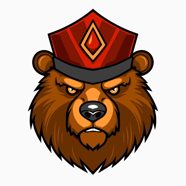 Vector bear mascot