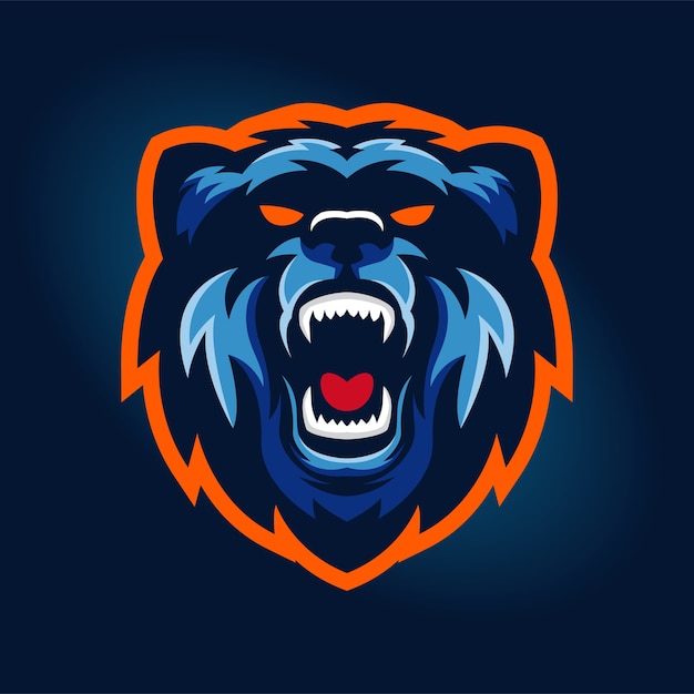 Концепция логотипа bear sports