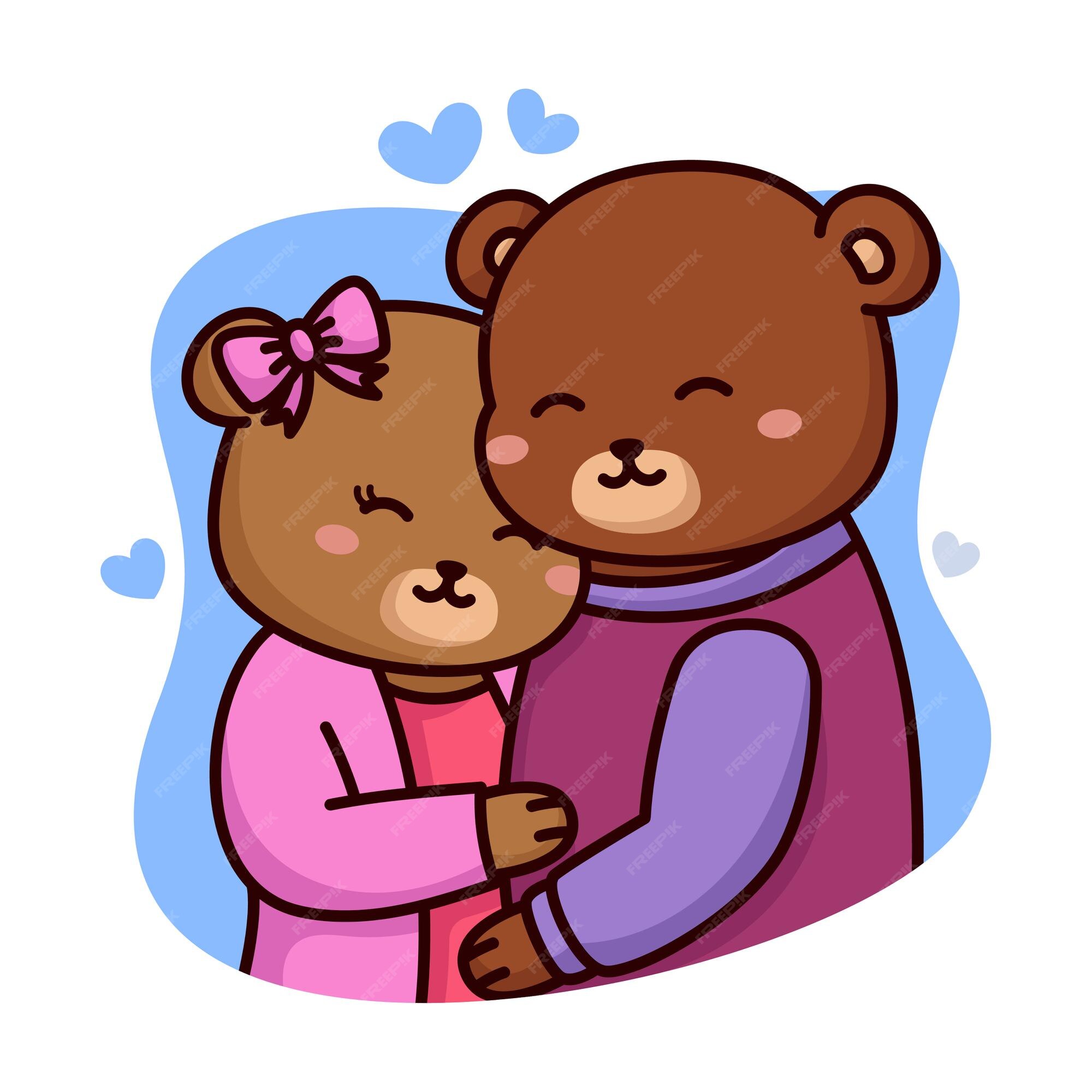 teddy bear hugs