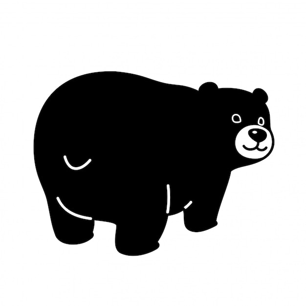 Bear vector polar bear character