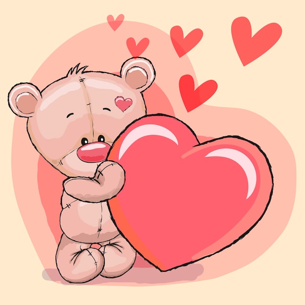 Bear with heart