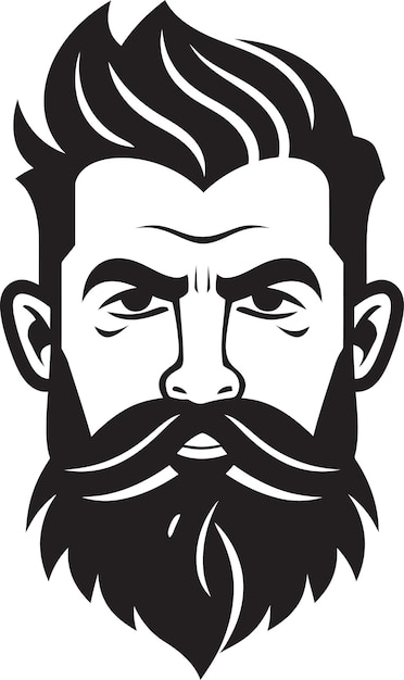 Vector beard culture clash where tradition meets modernity