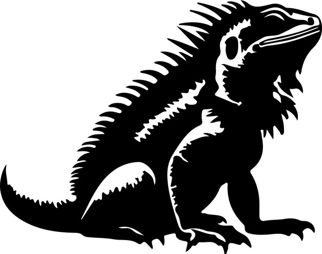 beardeddragon silhouette