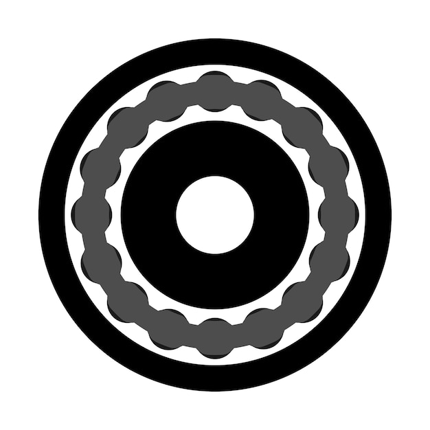 Bearing icon vector