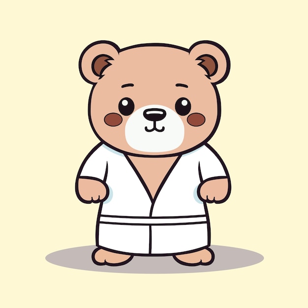 Vector bearwithkimono