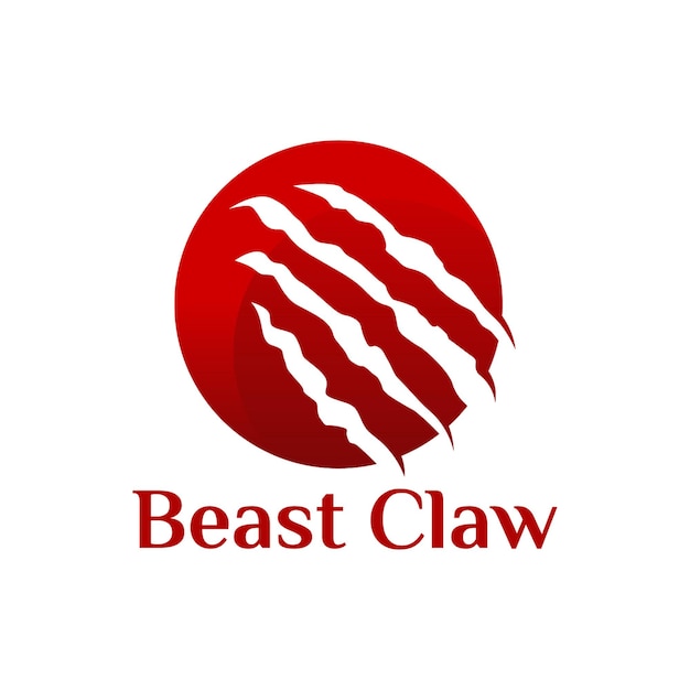 Beast claw logo sjabloon ontwerpen vector illustratie