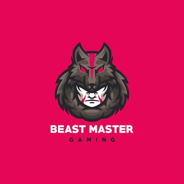 Beast master gaming logo design