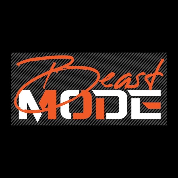 Beast Mode . Gym motivation t-shirt