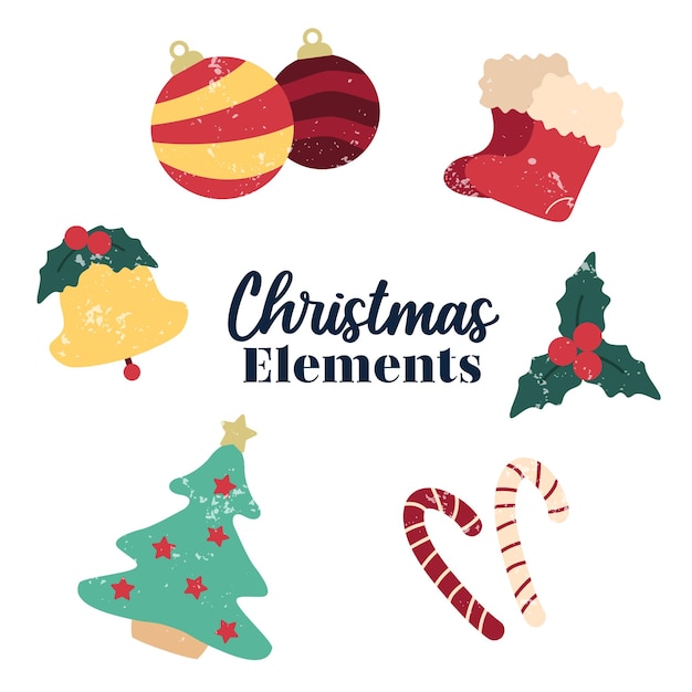 Beatiful christmas elements