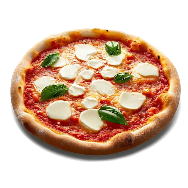 Vector beatiful portrait of a pizza ai vector art digital illustration image