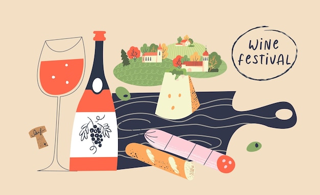 Beaujolais Nouveau Festival of new wine in France