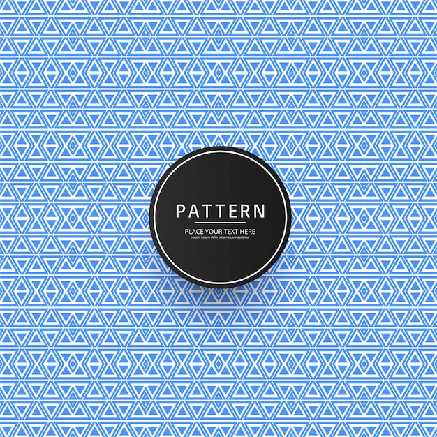 Beautiful abstract blue geometric pattern background