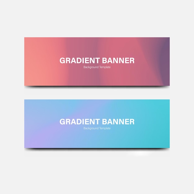 Beautiful abstract gradation background to use for banner template