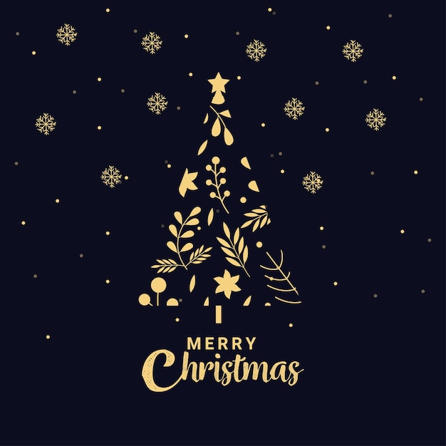 Beautiful Background Merry Christmas card