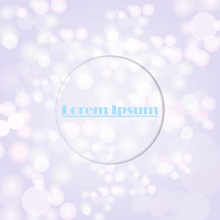 Vector beautiful background with bokeh effect
