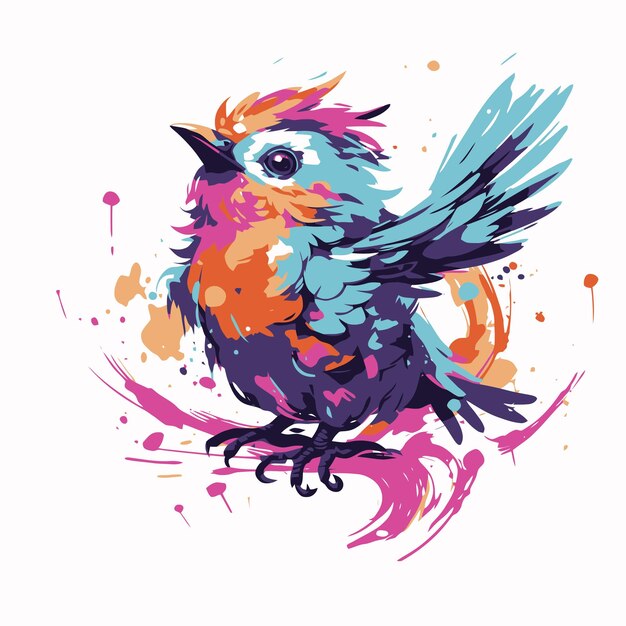 Beautiful bird illustration