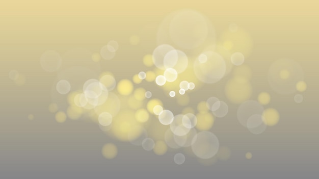 Beautiful bokeh blurred lights vector abstract background with defocused transparent lights effect