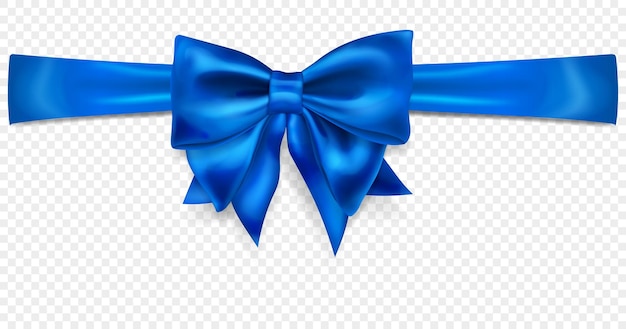 Beautiful bow with horizontal ribbon