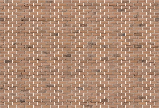 Beautiful brown block brick wall seamless pattern texture background