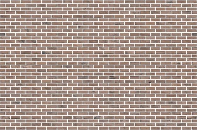 Vector beautiful brown block brick wall seamless pattern texture background