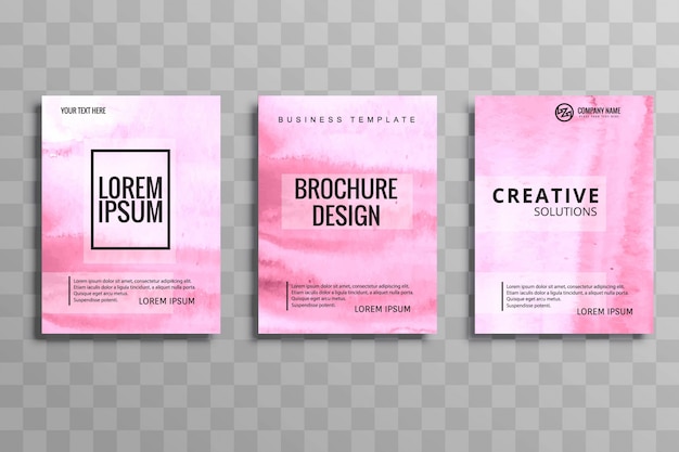 Красивый дизайн брошюр для бизнес-брошюр