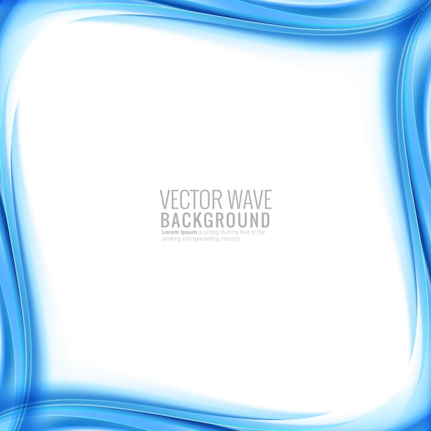 Vector beautiful business wave