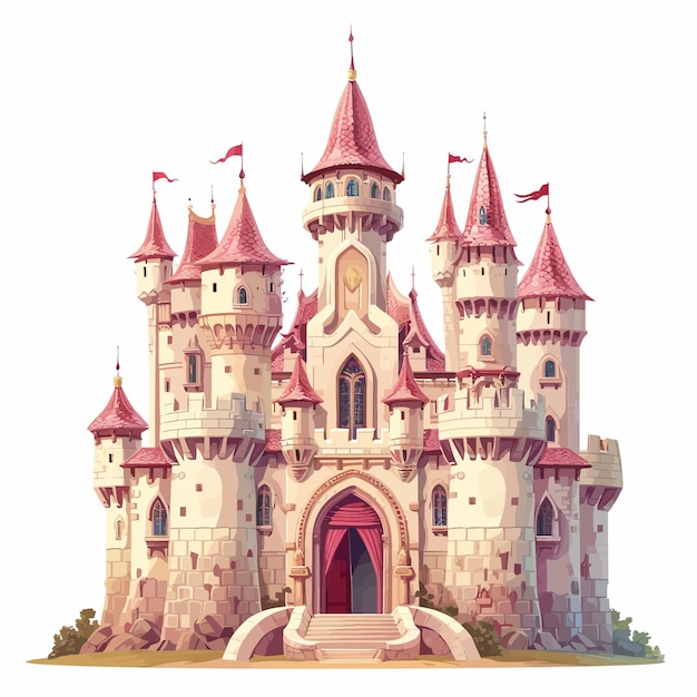 Vector beautiful castle