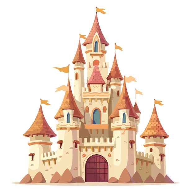 Vector beautiful castle