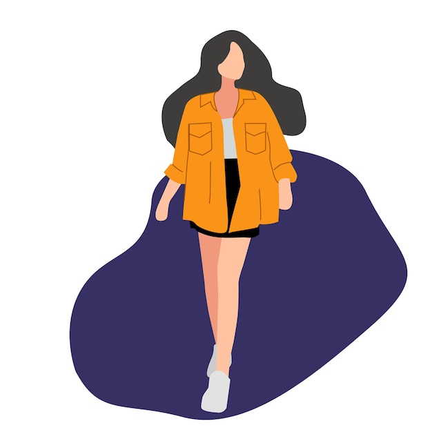 隨便的美麗和活躍的女人