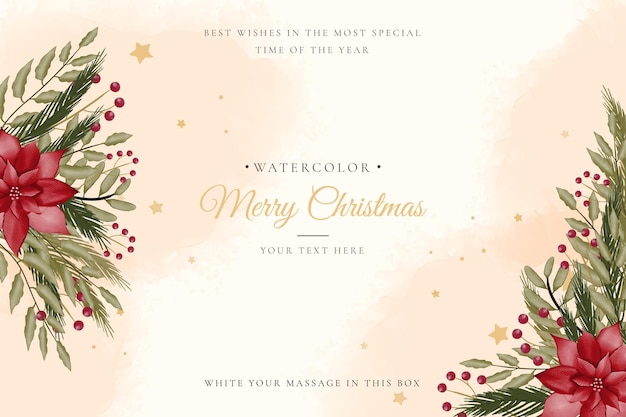 Beautiful Christmas background with golden ornaments