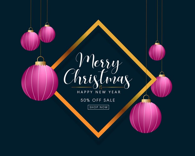 Beautiful christmas sale background