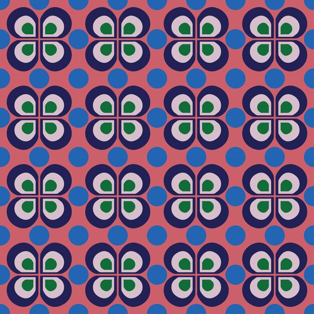 Premium Vector | Beautiful color pattern illustration background