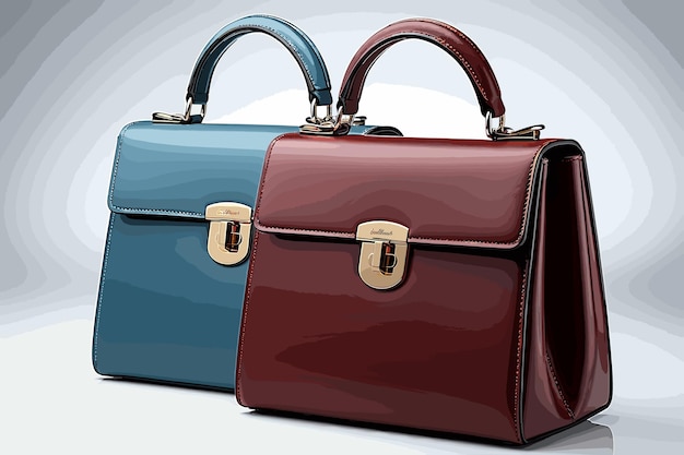 Beautiful colored women's leather bags are very cool for appearance and fashion