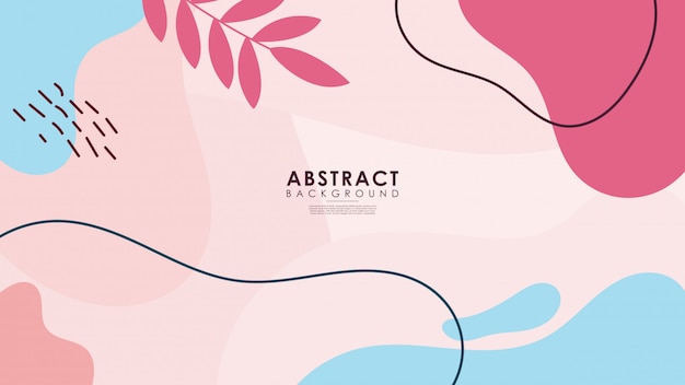 Beautiful colorful abstract floral background