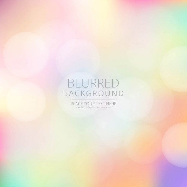 Beautiful colorful blurred background