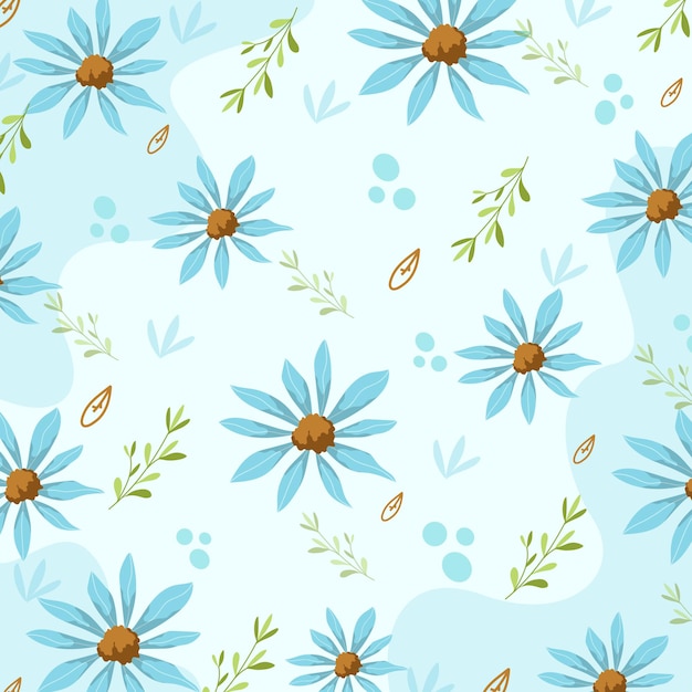 beautiful colorful floral pattern