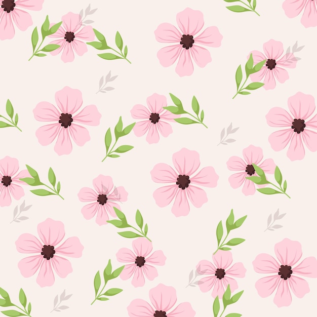 Beautiful colorful floral pattern