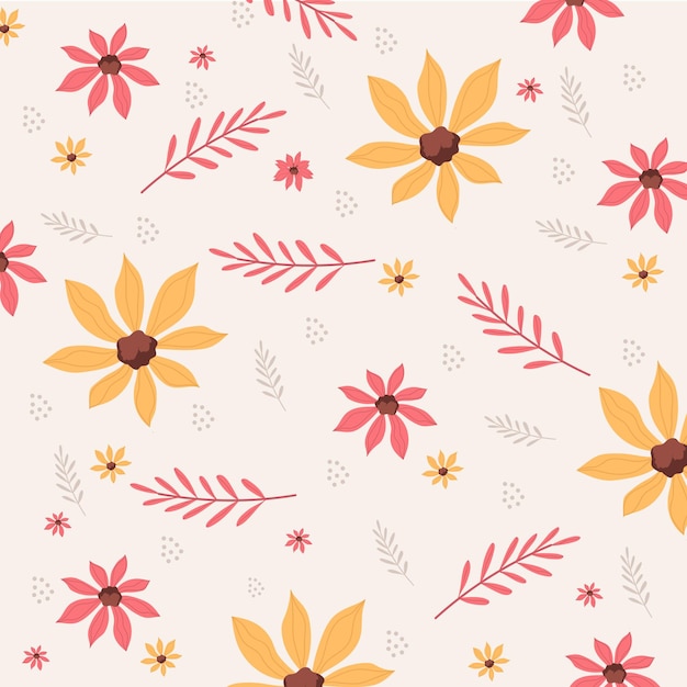 beautiful colorful floral pattern