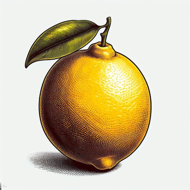 Beautiful Colorful Fresh Lemon Lime Juicy Fruits Wallpaper Vector Illustration Drawing Illustration