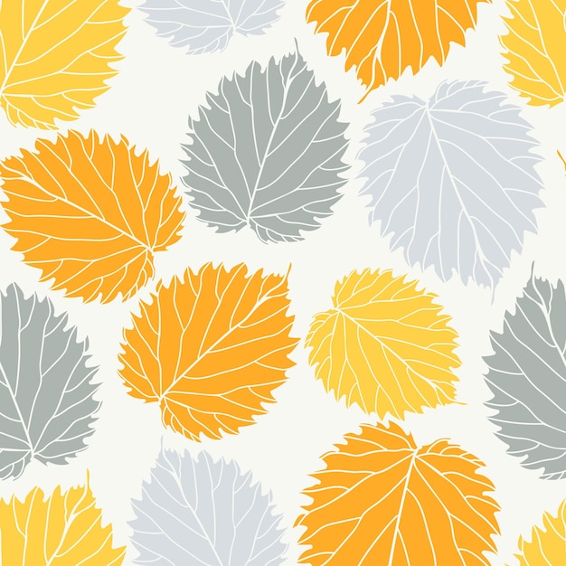 Beautiful colorful leaves pattern design. Good for prints, wrapping, textile, and fabric.