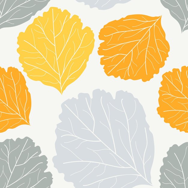Vector beautiful colorful leaves pattern design. good for prints, wrapping, textile, and fabric.