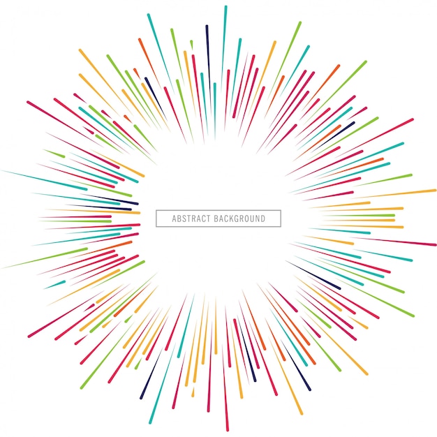 Красивые красочные лучи с фоном иллюстрации