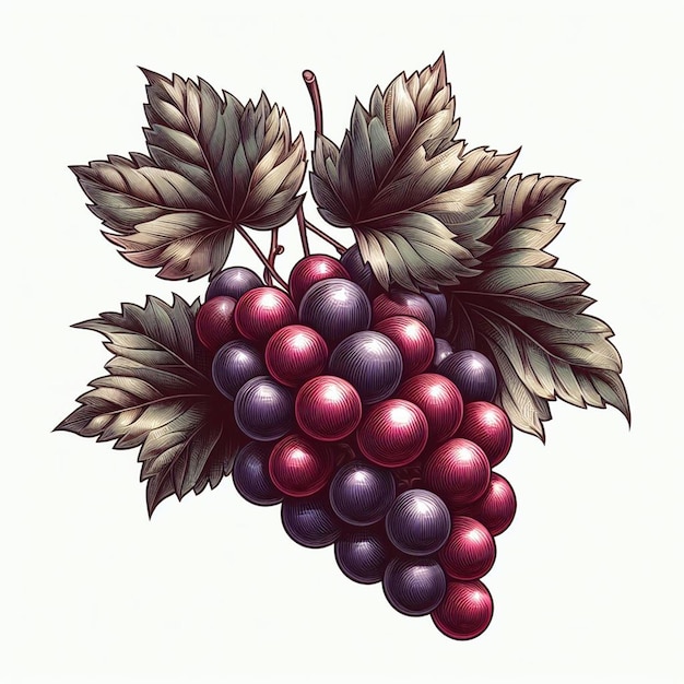 Bellissimo colorato vino uva frutta modello carta da parati senza cuciture vettoriale illustrazione disegno icona