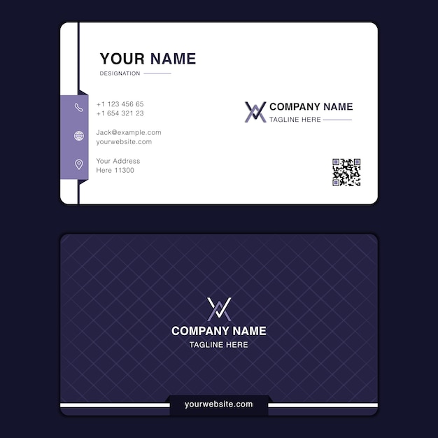 Beautiful corporate card elegant professional design