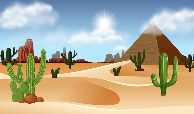 Un bellissimo modello del deserto